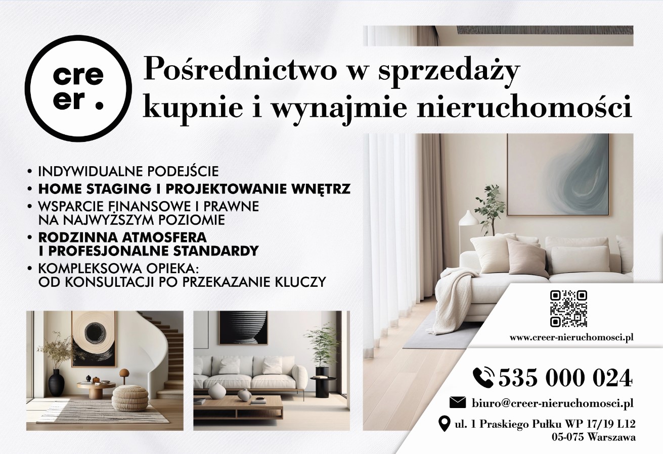 Creer Interior Katarzyna Nidzińska - projektowanie wnętrz WARSZAWA-REMBERTÓW projektowanie wnętrz WARSZAWA-REMBERTÓW